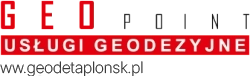 logo Geopoint Usługi geodezyjne Robert Rogowski